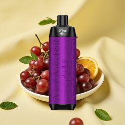 Al Fakher Crown Bar 8000 Grape Menta 18ml 5mg 600mAh USB-C vape wholesale Hungary