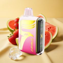 JNR Capsule 15000 Puff Epe Strawberry Watermelon Ice 20ml Dual Mesh Coil 850mAh
