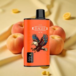 JNR EAGLE Smart 23000 Puffs Juicy Peaches Digitális Kijelző 1.0ohm Mesh Coil