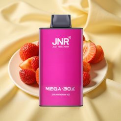 JNR Mega Box 25000 Puff Epe Strawberry Jég dupla hálós, Type-C töltés