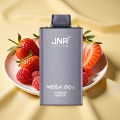 JNR Mega Box 25000 Puff Epe Strawberry Raspberry Cherry Ice típusú eldobható e-cigaretta 30ml, Dual Mesh Coil, Type-C
