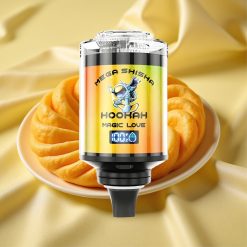JNR Mega Shisha Hookah 100K Magic Love asztali kompatibilitású Okos Kijelzővel és Légzési Világítással