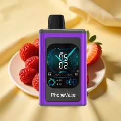 JNR PhoneVape 30000 slukk Cherry Eper Málna Turbo mód App vezérlés