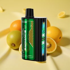JNR Radiance 31000 Puff PASSION FRUIT KIWI Okos Animációs Kijelző Dual Mesh Coil