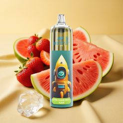 JNR Rocket-X 12400 Puff Epe Strawberry Watermelon Ice 1.2ohm Mesh Coil RGB Lámpák