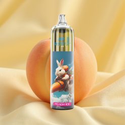 JNR Rocket-X 12400 Puffs Peach Ice Állítható Légáramlás és RGB Világítás