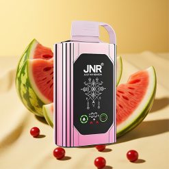 JNR Shisha Hookah Box 20500 Puffs Cseresznye Görögdinnye Fagy HD Kijelző, Dual Mesh Coil, Type-C