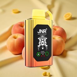 JNR Shisha Hookah Box 20500 Puffs Lédús Barackok, HD Kijelző, Dupla Mesh Coil, Type-C