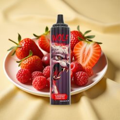 JNR Wolf Niplo 10000 Puffs Eper Málna Cseresznye Jég 1.0 Ohm Mesh 20ml