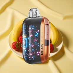 NEXA Ultra 50000 Puff Egomálna eper 20ml 5% nikotin 3d kijelző