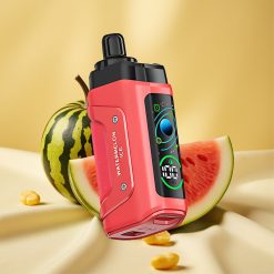 Razz Bar 45000 Puffs Gőzölgő Disposable Vape Dinnye Jég, 1.0 Ohm Mesh Coil, Állítható Levegőáramlás